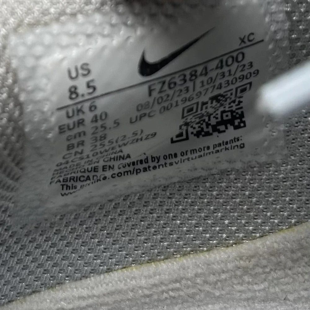 Nike Sneakers Womens 8.5 Air Zoom GT Cut 3 Ashen Slate FZ6384-400 Athletic Shoes